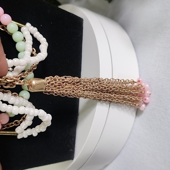 Oori Boho 3 Necklace Set with Tassel New - Picture 6 of 9